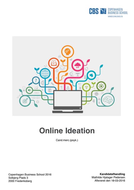 Online ideation