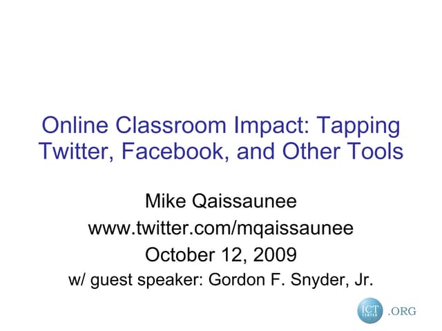 Online Impact Oct 12 2009