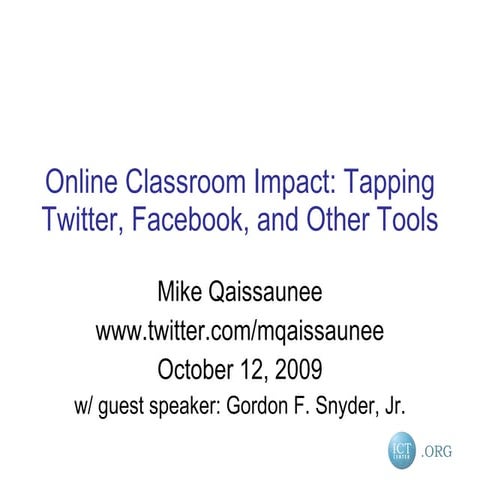 Online Impact Oct 12 2009