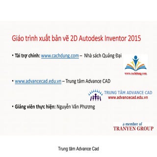 Giáo trình xuất bản vẽ Autodesk Inv...