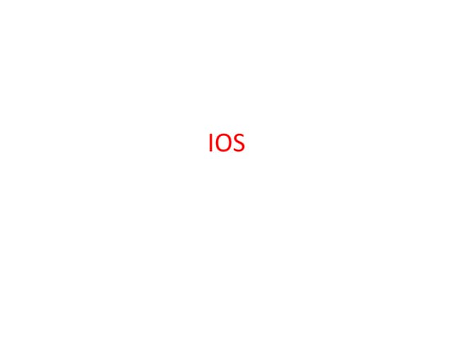 Online i os