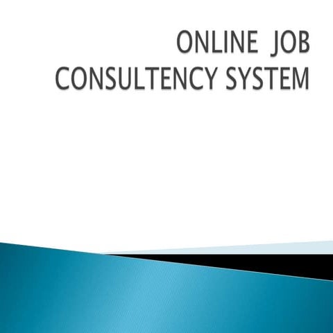 Online job consultency system (major project)
