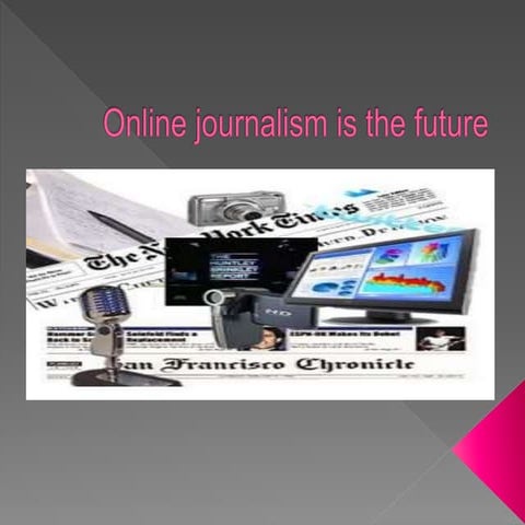 Online journalism presentation