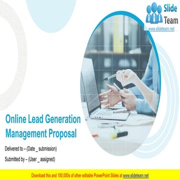 Online Lead Generation Management Proposal PowerPoint Presentation Slides