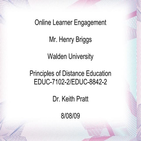 Online Learner Engagement H Briggs6