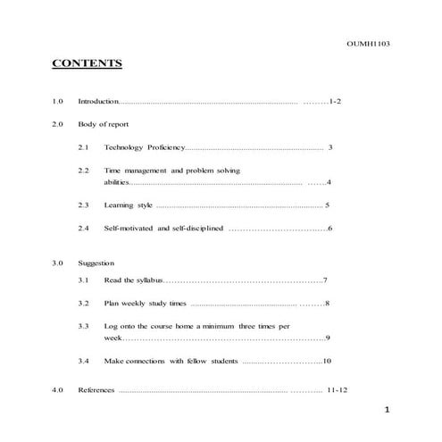 Online learning skill 