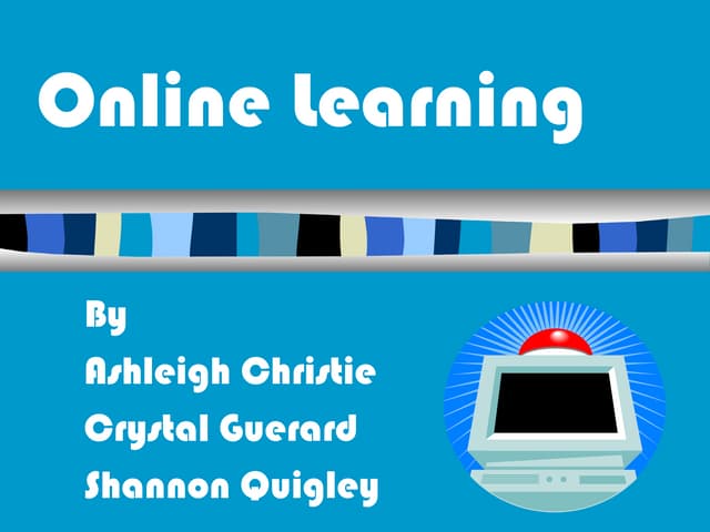 Online learning