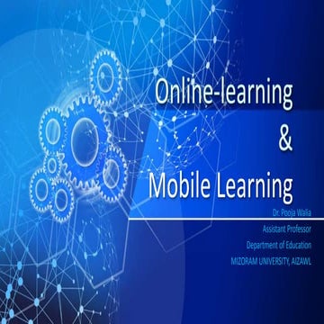 Online learning