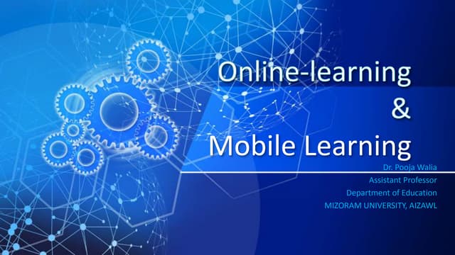 Online learning