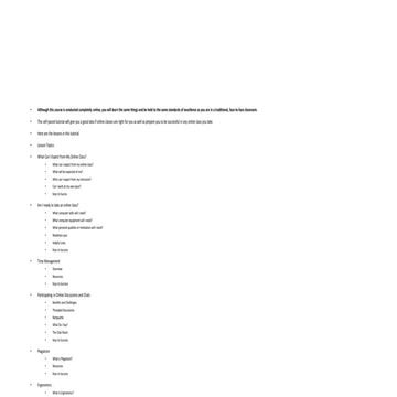 Online learning presentation lesson 1