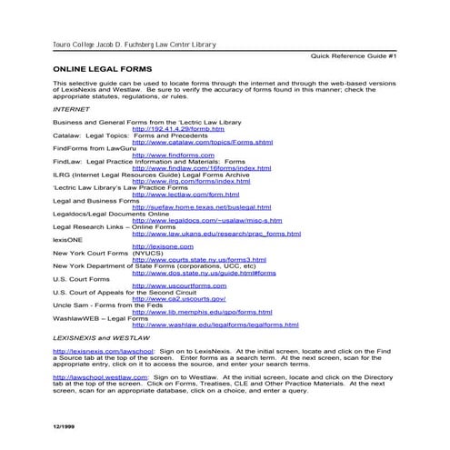 Online Legal Forms | PDF