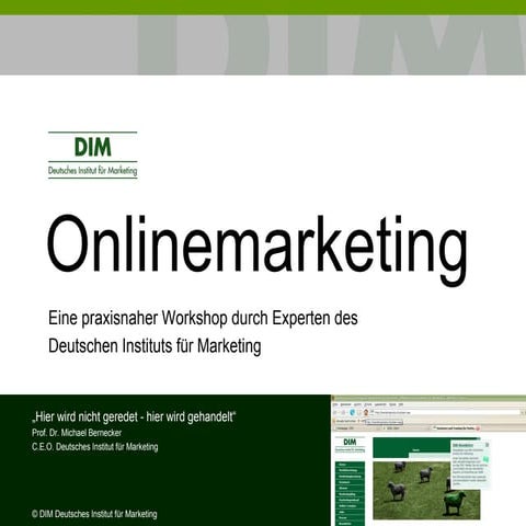 Online Marketing 8 Seiten Inhalt V.1.1
