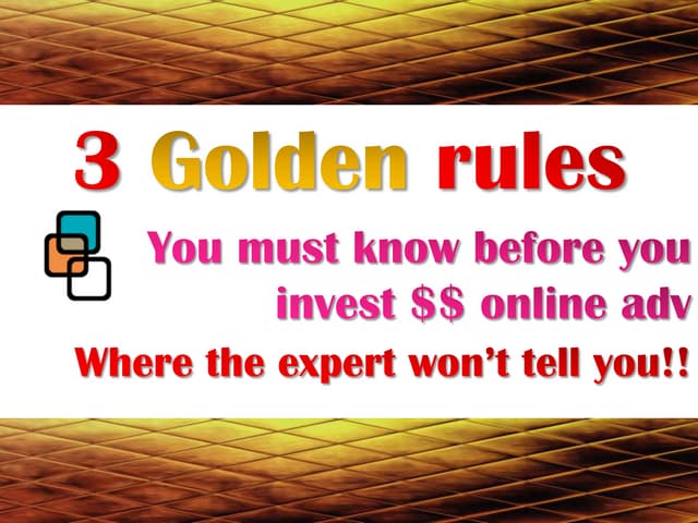 Online marketing advertisement - Pa...