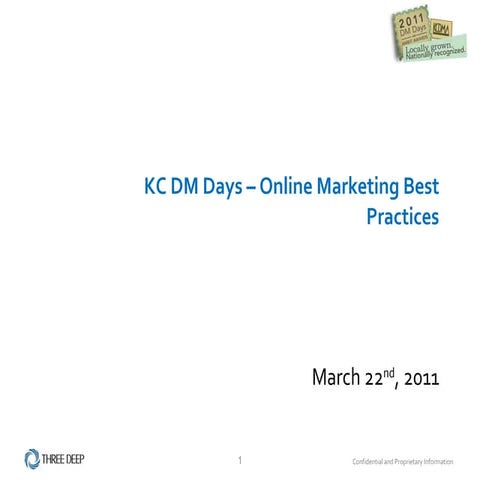 Online Marketing Best Practices
