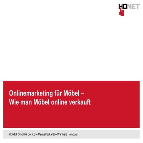 Onlinemarketing für Möbel - Wie man Möbel online verkauft
