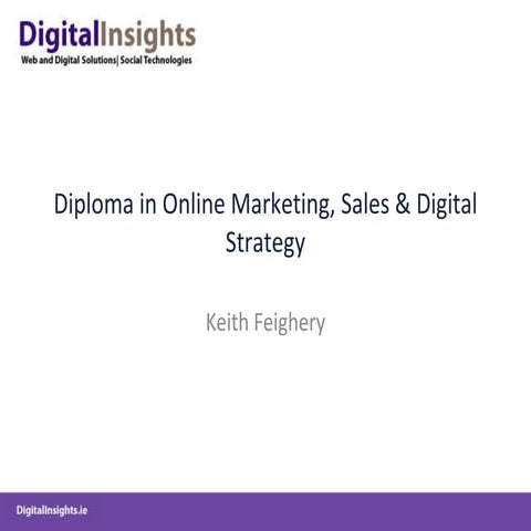 Online Marketing, Sales and Digital Strategy