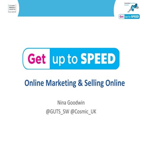 Online marketing &amp; selling online for small businesses   long ashton