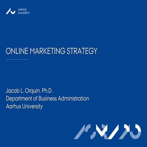 Online Marketing Strategy
