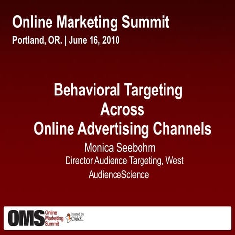 Online marketing summit 061610 monica seebohm