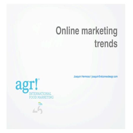 Online marketing trends