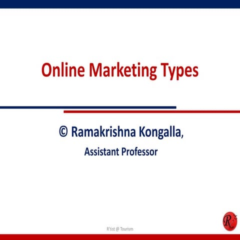 Online marketing types