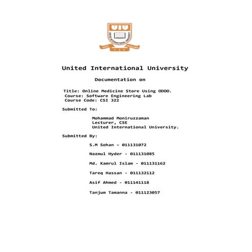 ODOO documentation(e-commerce +accounting+purchase+inventory+invoice+HR+ POS)