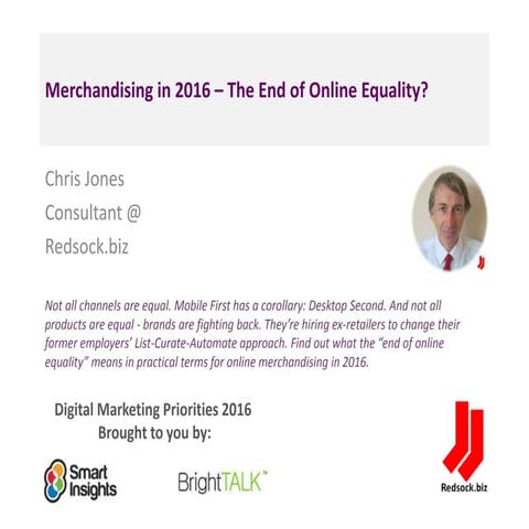 Online retail merchandising 2016   