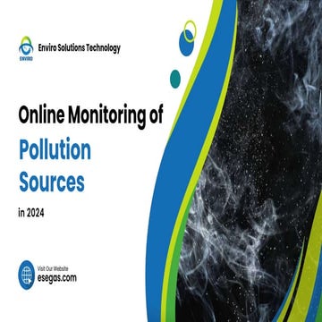 Online Monitoring of Pollution Sources in 2024