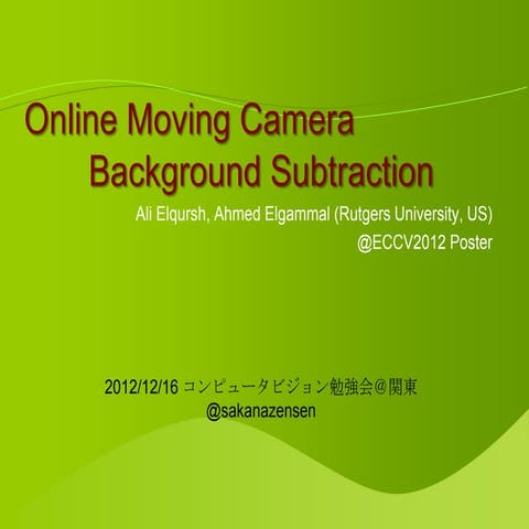 Online moving camera_background_subtraction