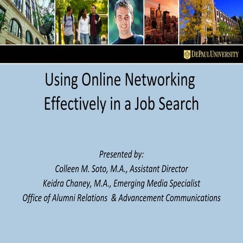 Online Networking Ppt Update