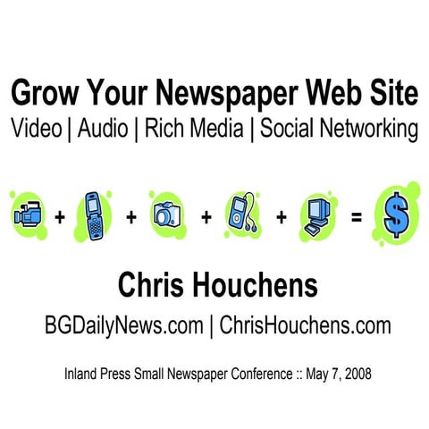 Growing Newspaper websites with rich media and social networking