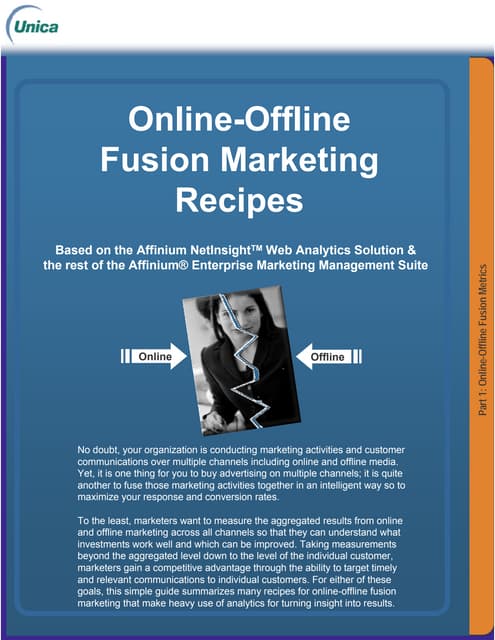 Online Offline Fusion Marketing Recipes