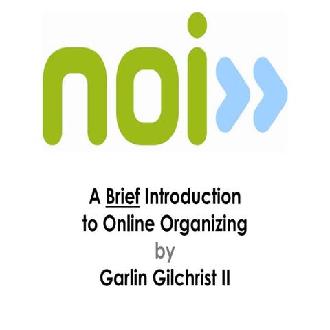 Online Organizing 101