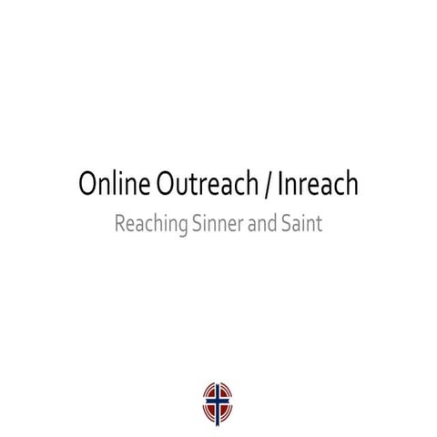 Online outreach and inreach | PPTX