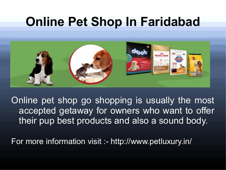 Online pet shop