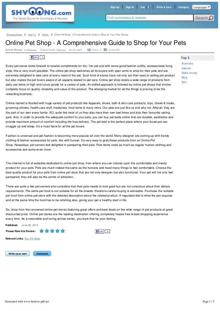 Online Pet Shop A comprehensive Guide To Shop For Your Pets