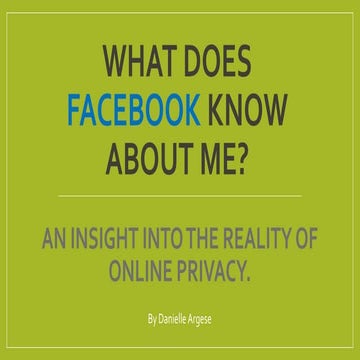 Facebook case study | PPTX