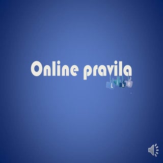 Online pravila