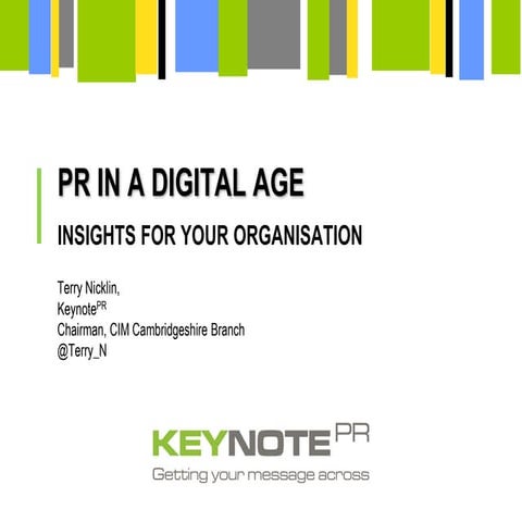 Online PR Digital Bootcamp May 2013