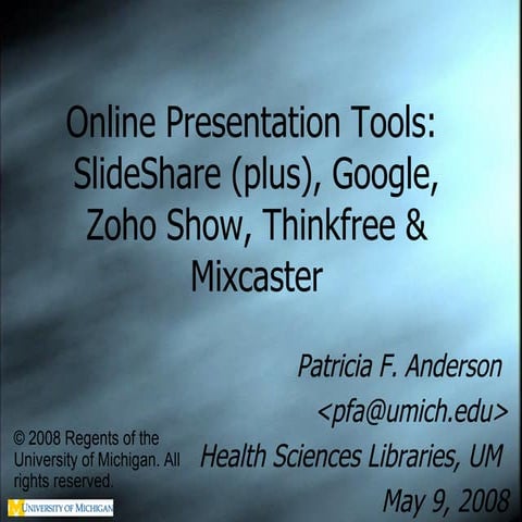 Online Presentation Tools