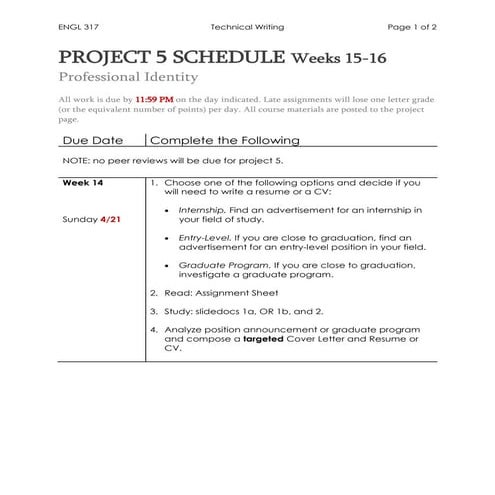 Online_Project5Schedule_Engl317_Spring2019_Dryden