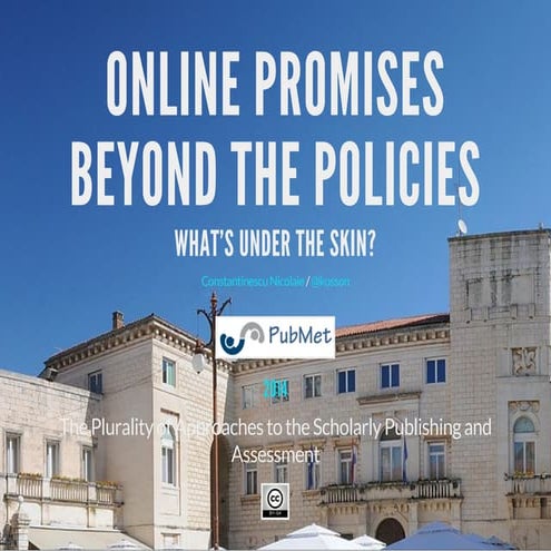 Online promises beyond the policies: what's under the skin 