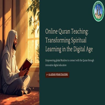 Digital Quran Classes: Enhancing Faith-Based Learning for Everyone | PDF