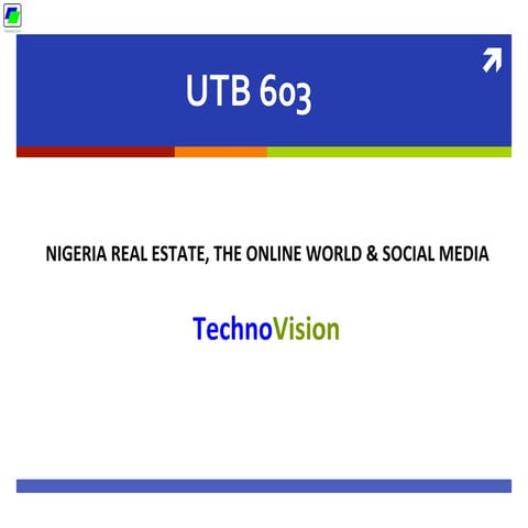 Online real estate and social media for nigeria