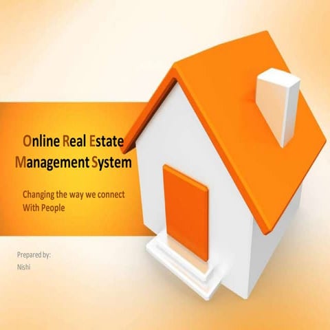 Online real estate management system