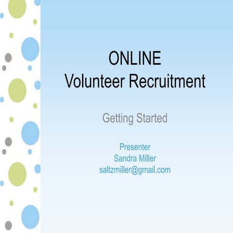 Online recruitment