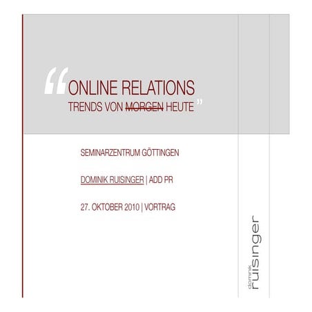 Onlinerelations vortrag szg 20101027