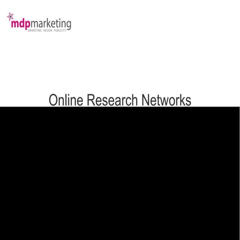 Online Research Networks