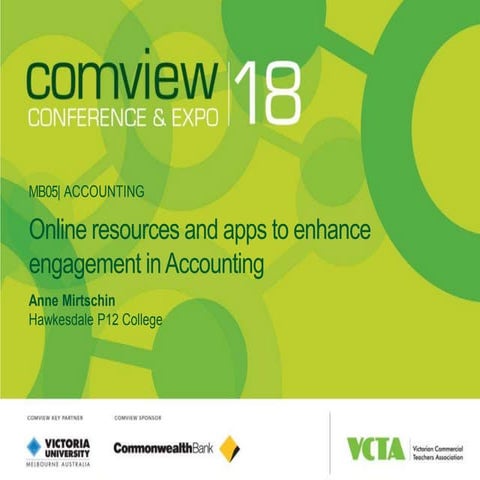 Online resources and apps to enhance engagement in accounting1
