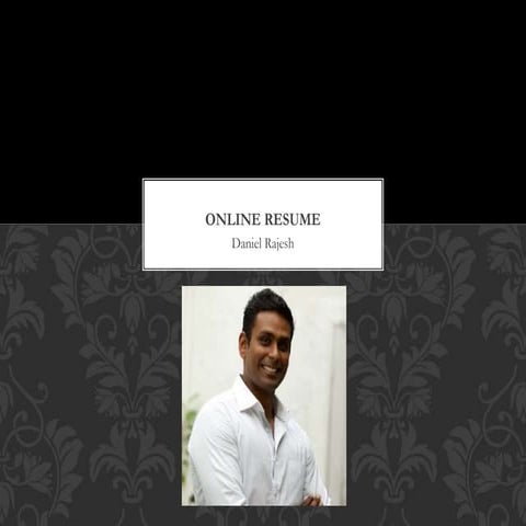 Personal online resume